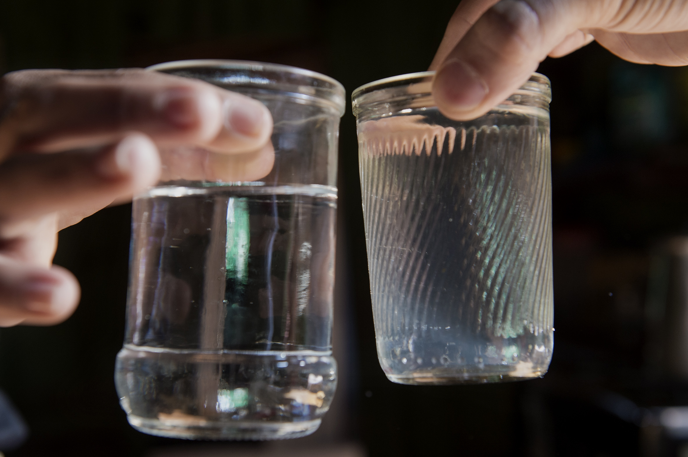 vasos de agua