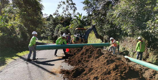 Nuevo sistema de agua potable